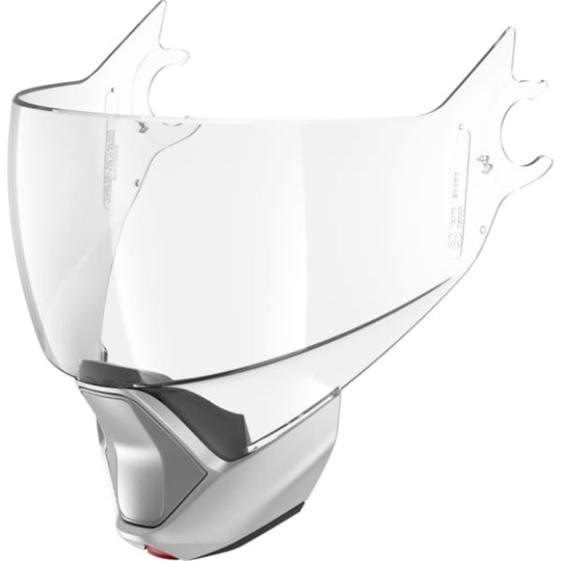 Визор EVOJET CLEAR A.S A.F HOMOL.+CHIN BAR Matt Clear Matt silver