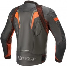 Куртка кожаная ALPINESTARS GP PLUS R V3 RIDEKNIT BLACK/FLUO RED