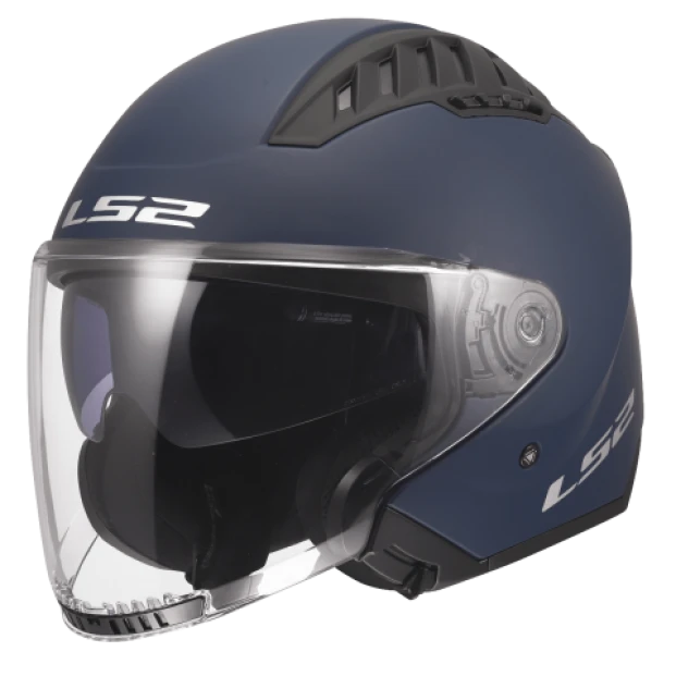 Шлем LS2 OF600 COPTER II SOLID MATT NAVY BLUE-06