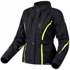 Куртка текстильная OZONE SAHARA LADY BLACK/FLUO YELLOW 