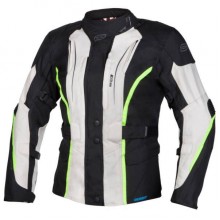 Куртка текстильная OZONE SAHARA LADY BLACK/GREY/FLUO YELLOW 