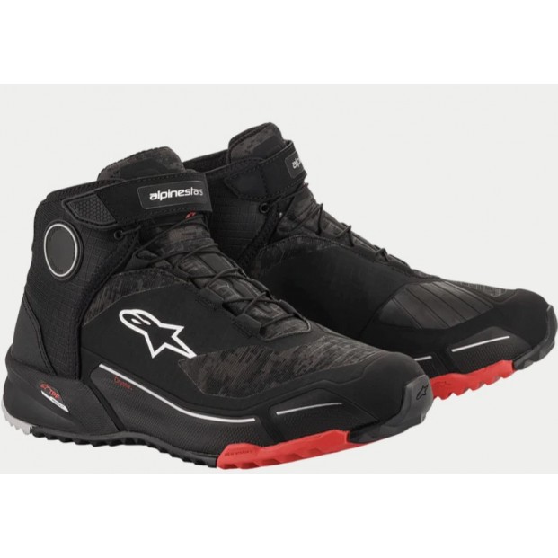 Ботинки ALPINESTARS CR-X DRYSTAR BLACK CAMO RED