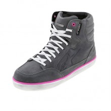 Ботинки ALPINESTARS J-6 WP CANVAS LADY LIGHT GREY/FUCHSIA