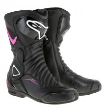 Ботинки ALPINESTARS LADY STELLA SMX-6 V2 BLACK/FUCHSIA WHITE