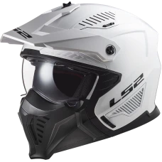 Шлем LS2 OF606 DRIFTER SOLID WHITE-06