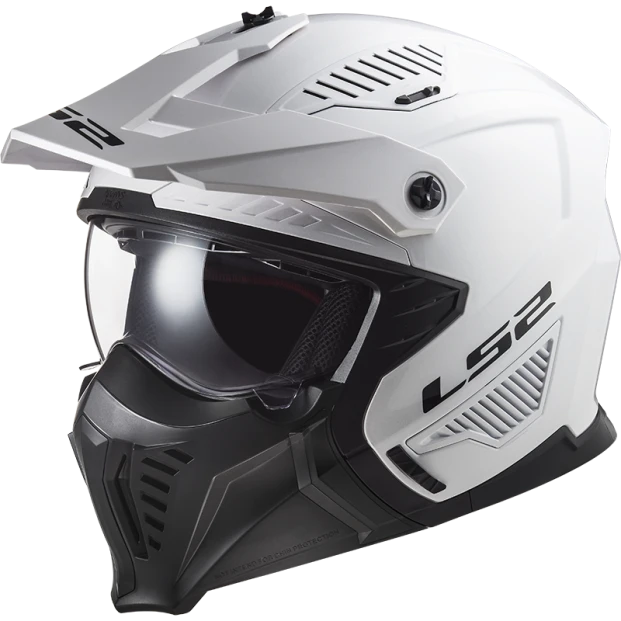 Шлем LS2 OF606 DRIFTER SOLID WHITE-06