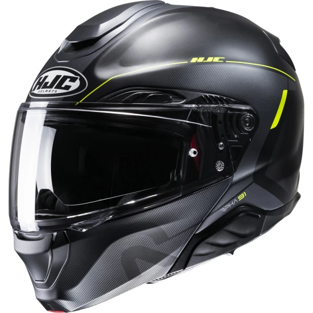Шлем HJC RPHA91 COMBUST BLACK/YELLOW