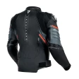 Куртка кожаная REBELHORN VELOCE BLACK/GREY/FLUO RED