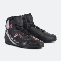 Ботинки ALPINESTARS LADY STELLA FASTER-3 RIDEKNIT BLACK/SILVER/DIVA PINK