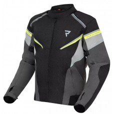 Куртка текстильная REBELHORN SPARK BLACK/GREY/FLUO YELLOW