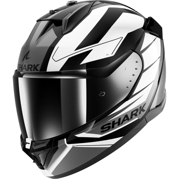 Шлем SHARK D-SKWAL 3 SIZLER BLACK GREY WHITE