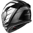 Шлем SHARK D-SKWAL 3 SIZLER BLACK GREY WHITE
