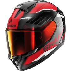 Шлем SHARK RIDILL 2 BERSEK BLACK WHITE RED