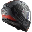 Шлем LS2 FF811 VECTOR II SPLITTER MATT TITANIUM RED-06