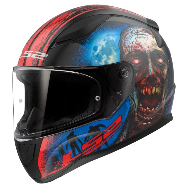 Шлем LS2 FF353 RAPID II ZOMBIE BLACK RED-06