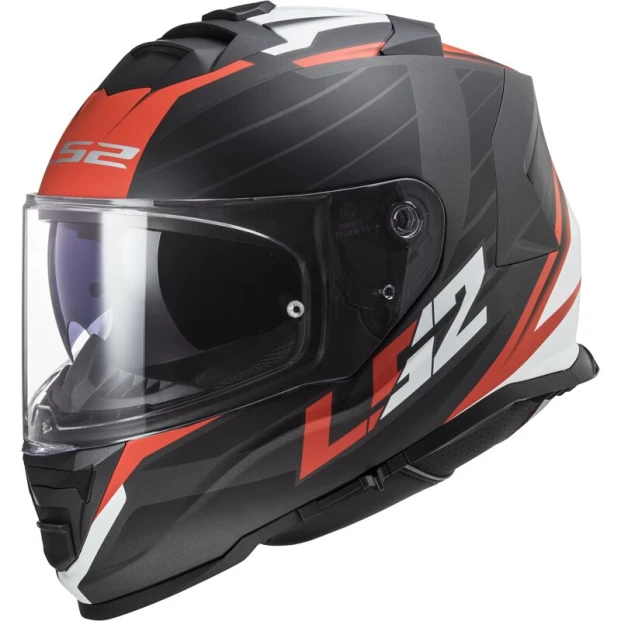 Шлем LS2 FF800 STORM II NERVE MATT BLACK RED-06