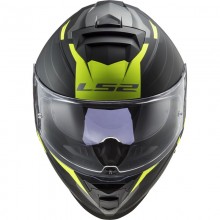 Мотоциклетный шлем LS2 FF800 STORM II NERVE M.BLACK H-V YELLOW-06