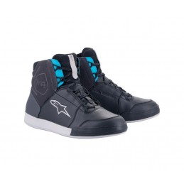 Ботинки ALPINESTARS LADY CHROME DRYSTAR BLACK ASPHALT/TURQUOISE 