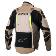 Куртка текстильная ALPINESTARS HALO DRYSTAR DARK KHAKI/SAND/FLUO YELLOW 