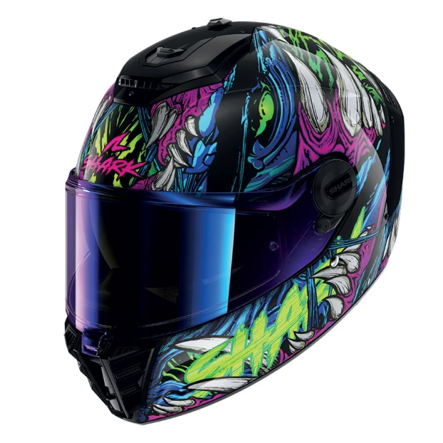 Шлем SHARK SPARTAN RS SHAYTAN Green Purple