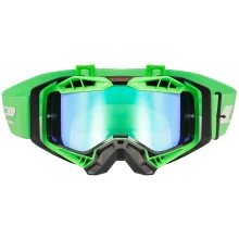Очки LS2 AURA PRO GOGGLE BLACK H-V GREEN WITH IRIDIUM VISOR 