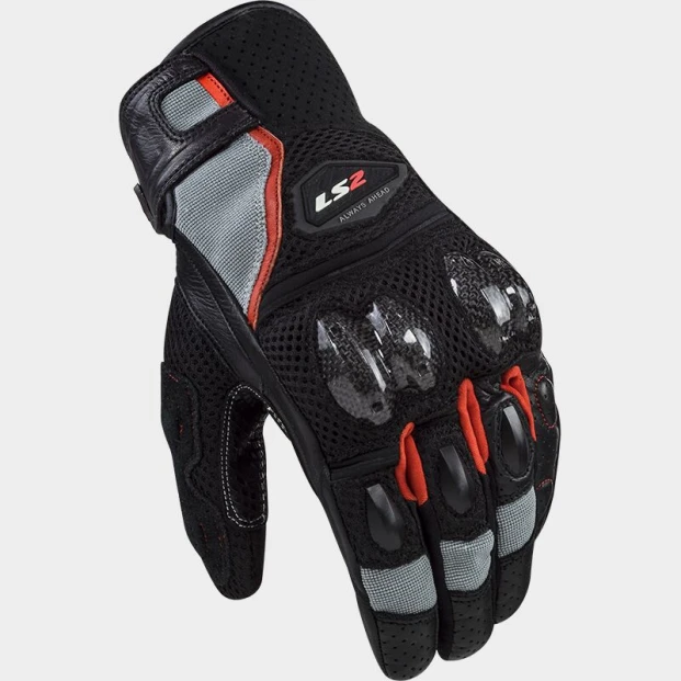 Перчатки LS2 SPARK 2 AIR MAN BLACK GREY RED