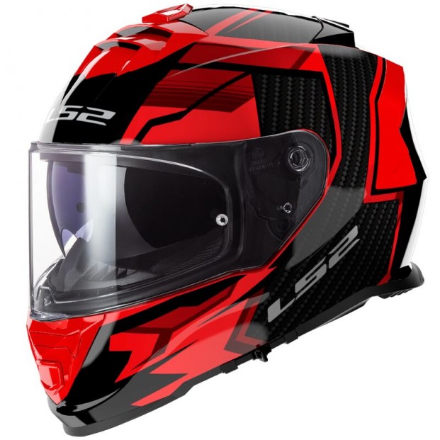 Мотоциклетный шлем LS2 FF800 STORM II TRACKER BLACK RED-06