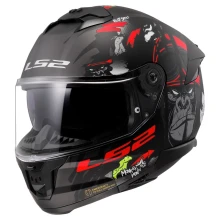 Шлем LS2 FF808 STREAM II ANGRY MONKEY M.BLACK RED-06