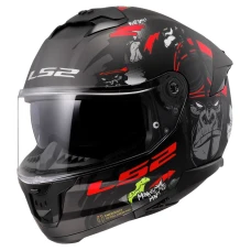 Шлем LS2 FF808 STREAM II ANGRY MONKEY M.BLACK RED-06