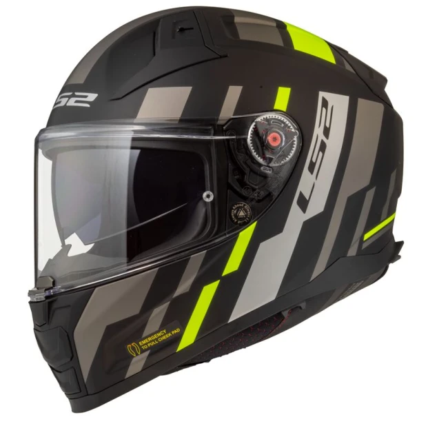 Шлем LS2 FF811 VECTOR II TRON M.BLACK H-V YELLOW-06