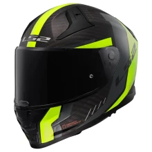 Шлем LS2 FF811 VECTOR II CARBON GRID MATT H-V YELLOW-06