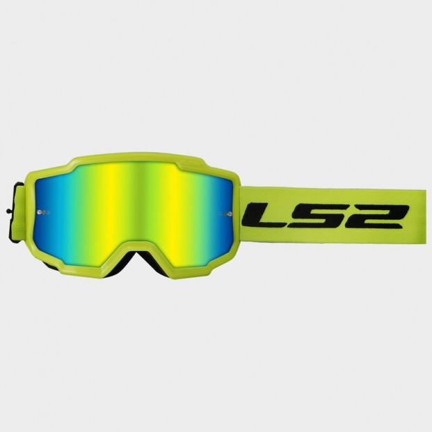 Очки LS2 CHARGER H-V YELLOW WITH IRIDIUM VISOR