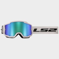 Очки LS2 CHARGER WHITE WITH H-V GREEN IRID.VISOR