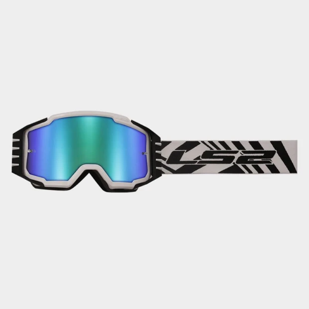 Очки LS2 CHARGER PRO WHITE WITH IRIDIUM VISOR