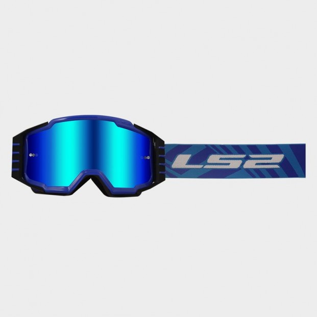 Очки LS2 CHARGER PRO BLUE WITH IRIDIUM VISOR