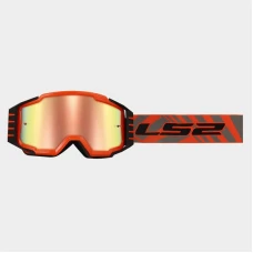 Очки LS2 CHARGER PRO H-V ORANGE WITH IRIDIUM VISOR