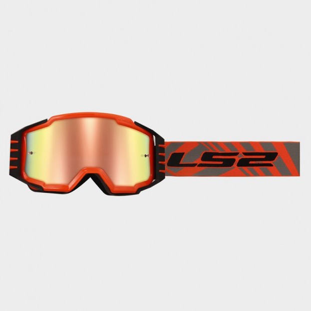 Очки LS2 CHARGER PRO H-V ORANGE WITH IRIDIUM VISOR