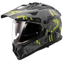 Шлем LS2 MX702 PIONEER II CRAZY M.BLACK H-V YELL.-06