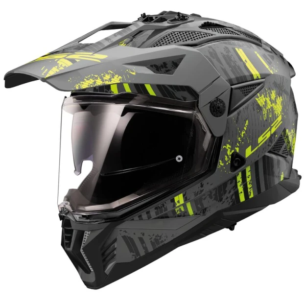 Шлем LS2 MX702 PIONEER II CRAZY M.BLACK H-V YELL.-06