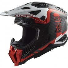 Мотоциклетный шлем LS2 MX703 C X-FORCE VICTORY RED WHITE-06