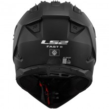 Мотоциклетный шлем LS2 MX708 FAST II SOLID MATT BLACK-06