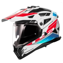 Шлем LS2 MX702 PIONEER II NAMIB WHITE BLUE RED-06