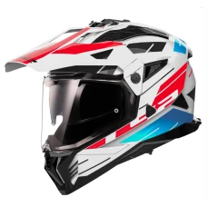 Шлем LS2 MX702 PIONEER II NAMIB WHITE BLUE RED-06