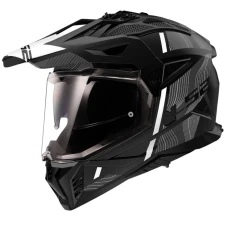 Шлем LS2 MX702 PIONEER II HILL MATT BLACK WHITE-06