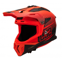 Мотоциклетный шлем LS2 MX708 FAST II DUCK M.H-V ORANGE RED-06