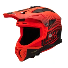 Шлем LS2 MX708 FAST II DUCK M.H-V ORANGE RED-06