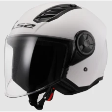 Шлем LS2 OF616 AIRFLOW II SOLID GLOSS WHITE-06