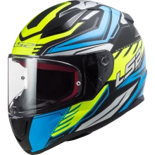 Шлем LS2 FF353 RAPID GALE MATT BLACK BLUE YEL.