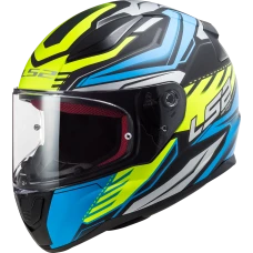 Шлем LS2 FF353 RAPID GALE MATT BLACK BLUE YEL.