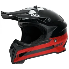 Шлем IMX FMX-02 BLACK/RED/WHITE GLOSS